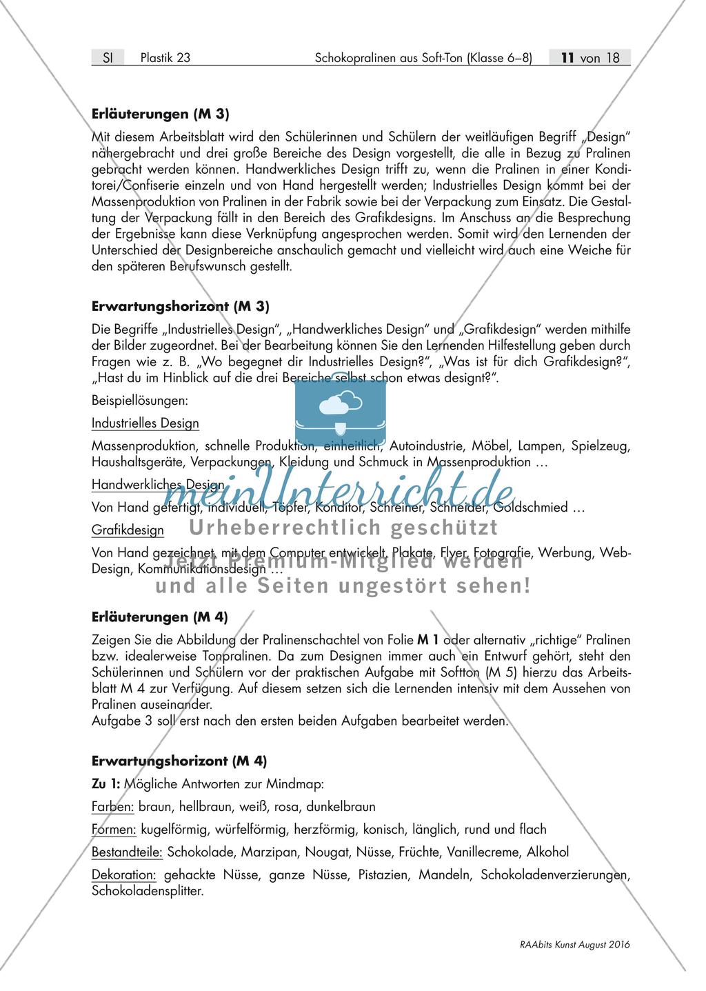 Design und Plastik: Schokopralinen aus Soft-Ton Preview 6