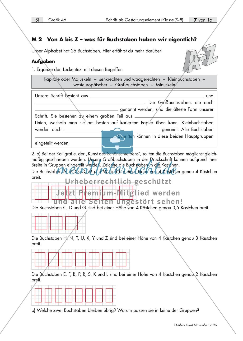 Verschiedene Schriftarten Preview 3