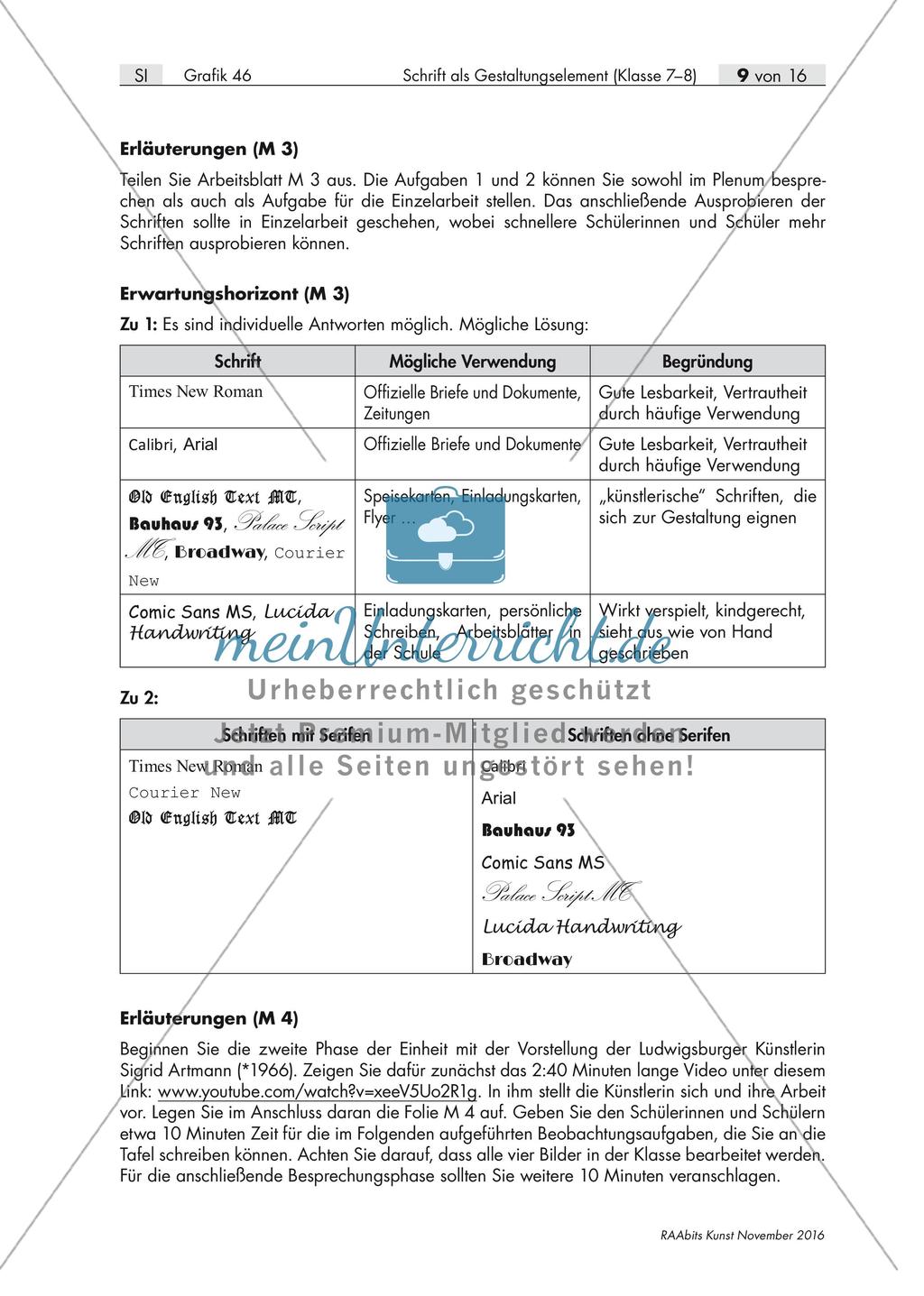 Verschiedene Schriftarten Preview 5