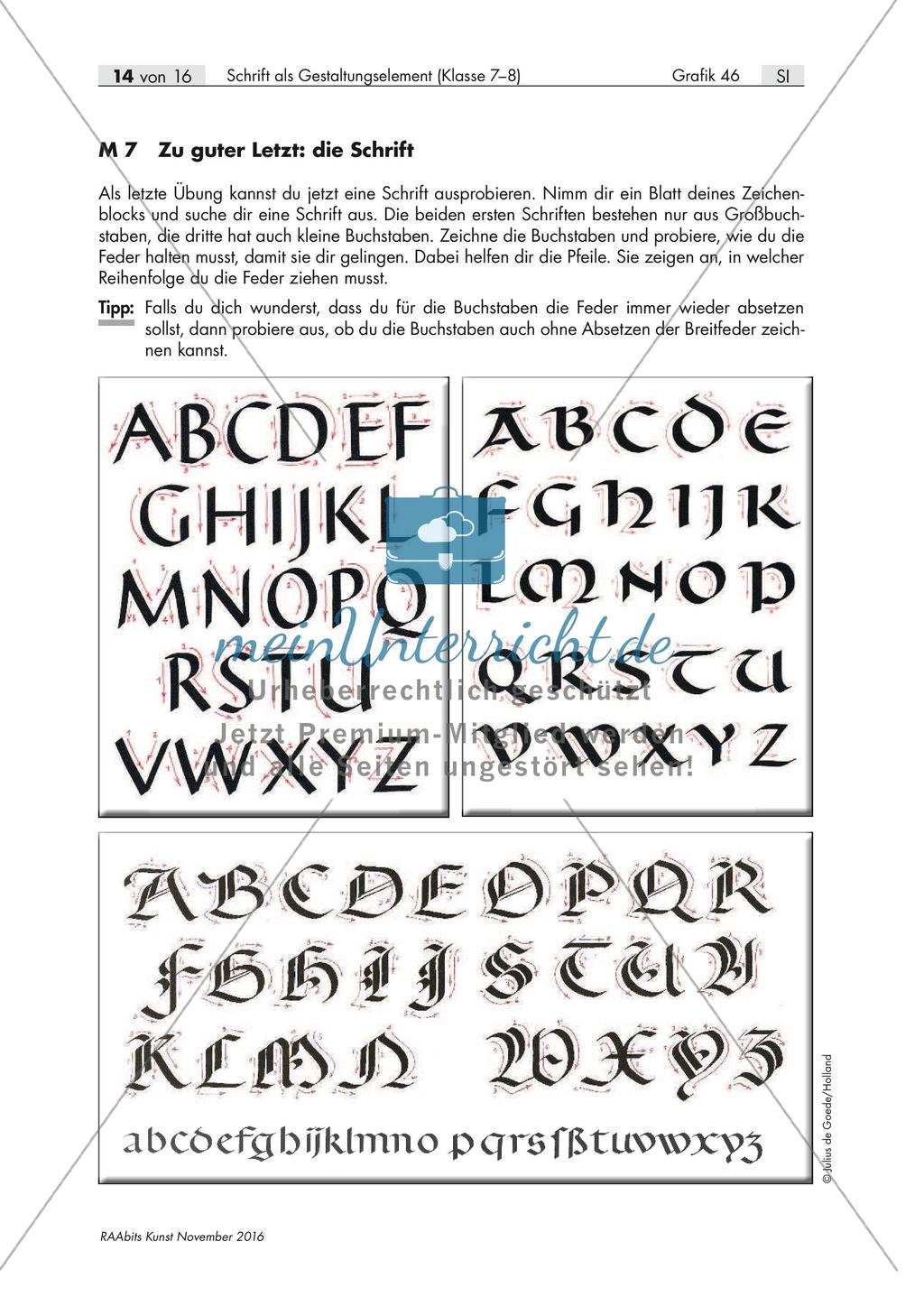 Praktische Übungen zum Gestalten mit Schrift Preview 3
