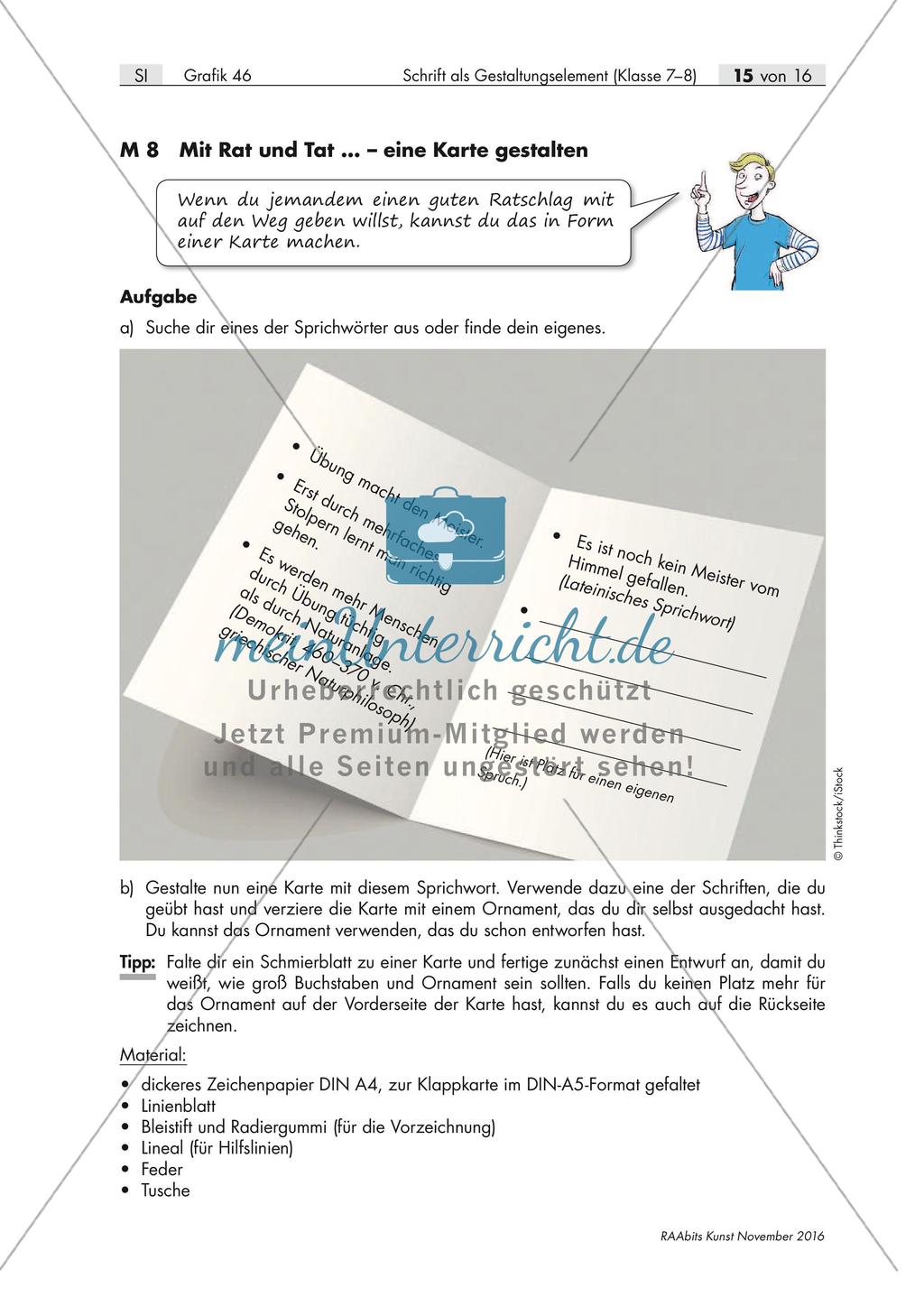 Praktische Übungen zum Gestalten mit Schrift Preview 4