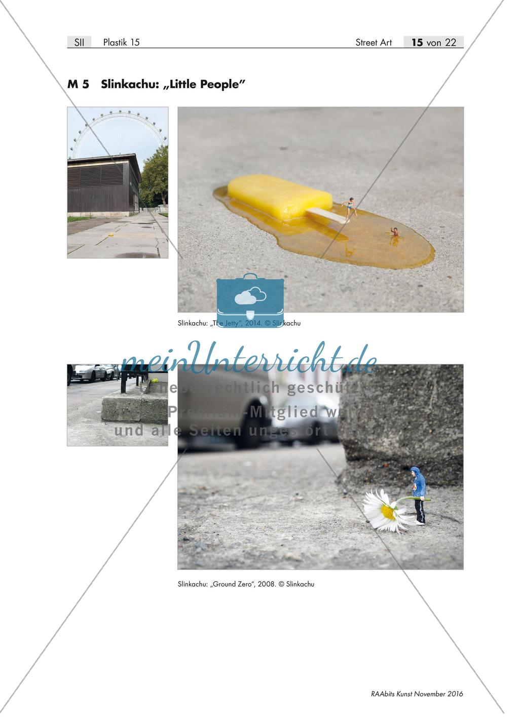 Praktische Aufgabe zum Künstler Slinkachu Preview 1