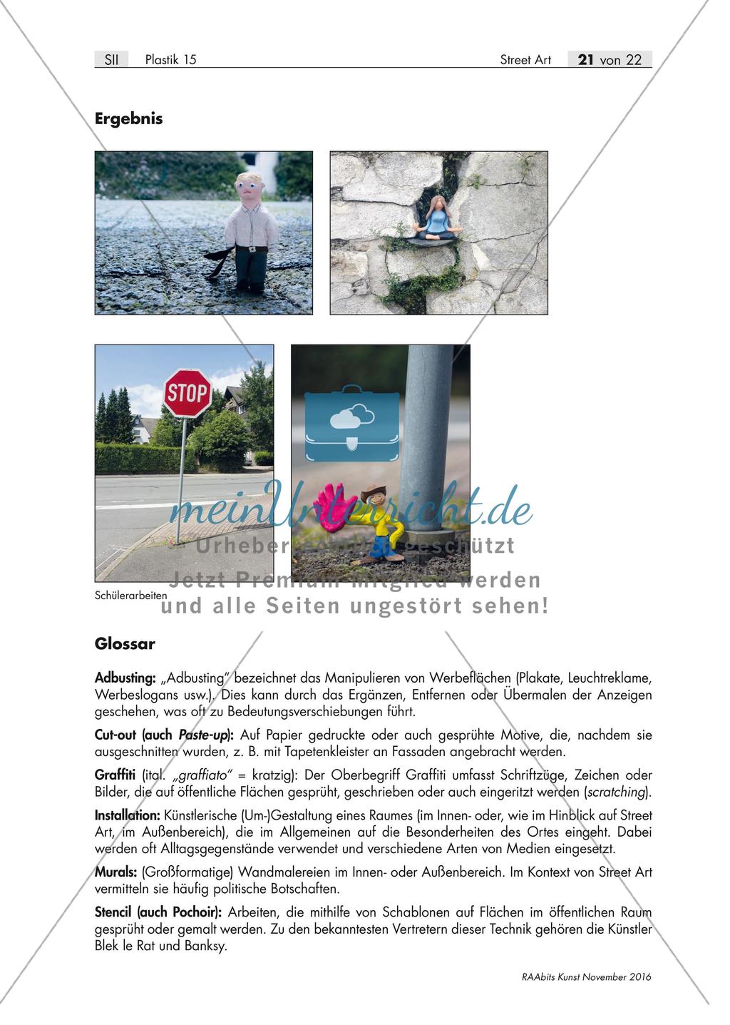 Praktische Aufgabe zum Künstler Slinkachu Preview 7