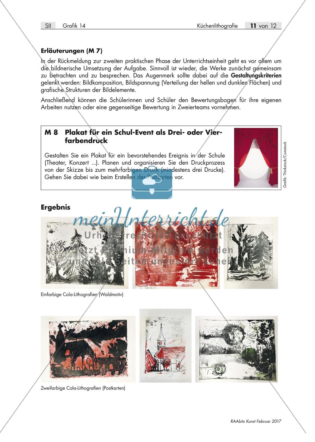 Küchenlithografie: Drucken mit Alufolie und Cola Preview 11