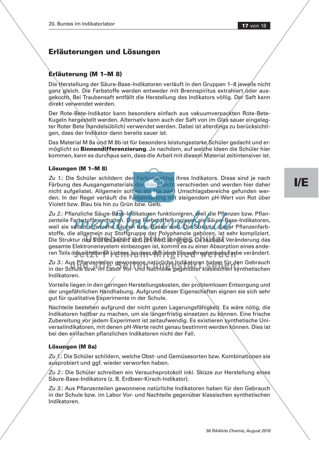 Herstellung pflanzlicher Indikatoren Preview 17