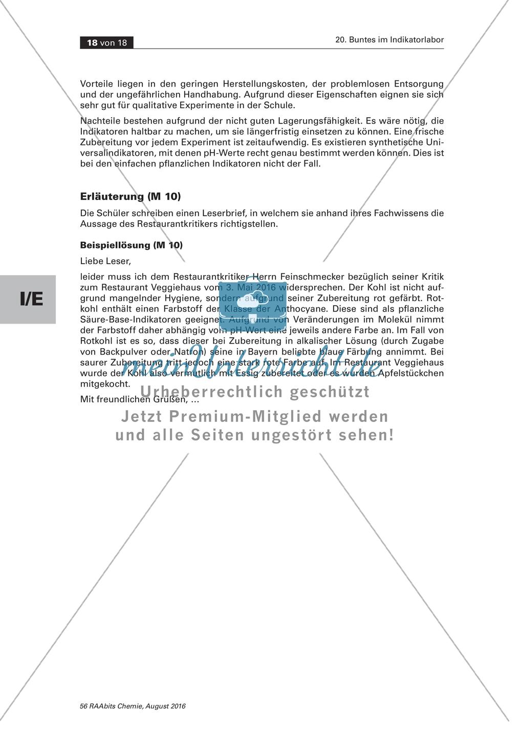 Herstellung pflanzlicher Indikatoren Preview 18
