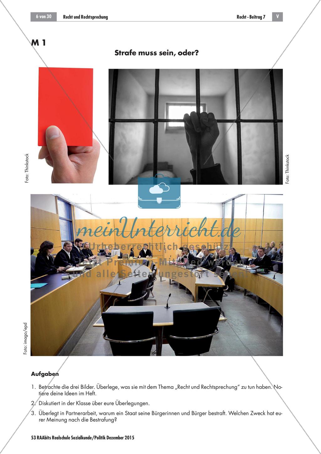 Recht und Rechtsprechung: Grundlagen des Strafverfahrens Preview 1