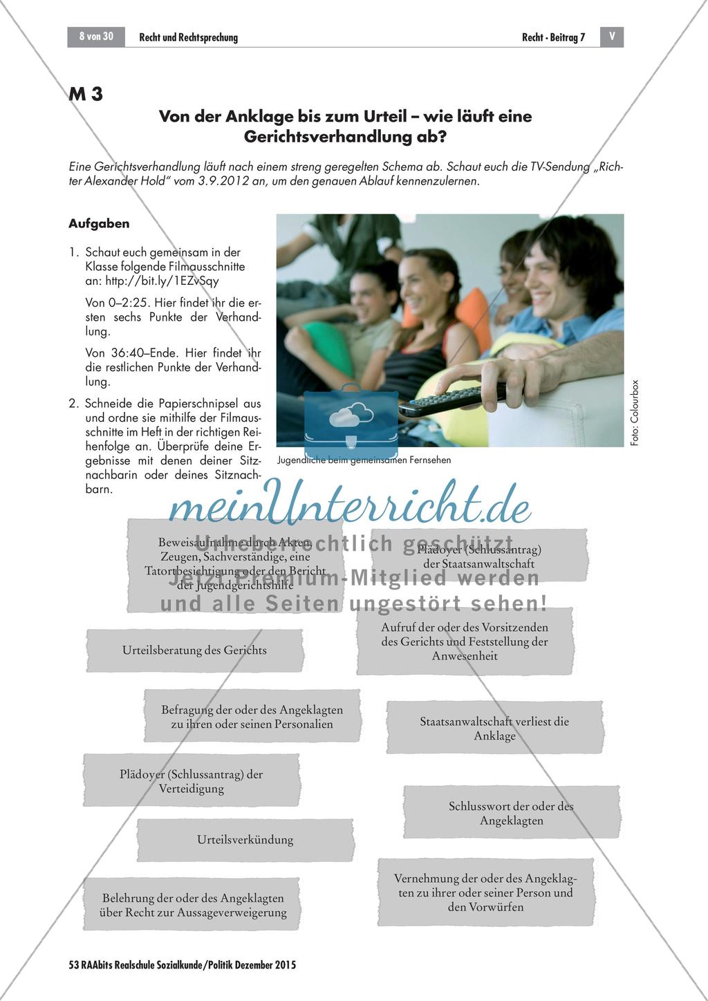 Recht und Rechtsprechung: Grundlagen des Strafverfahrens Preview 3