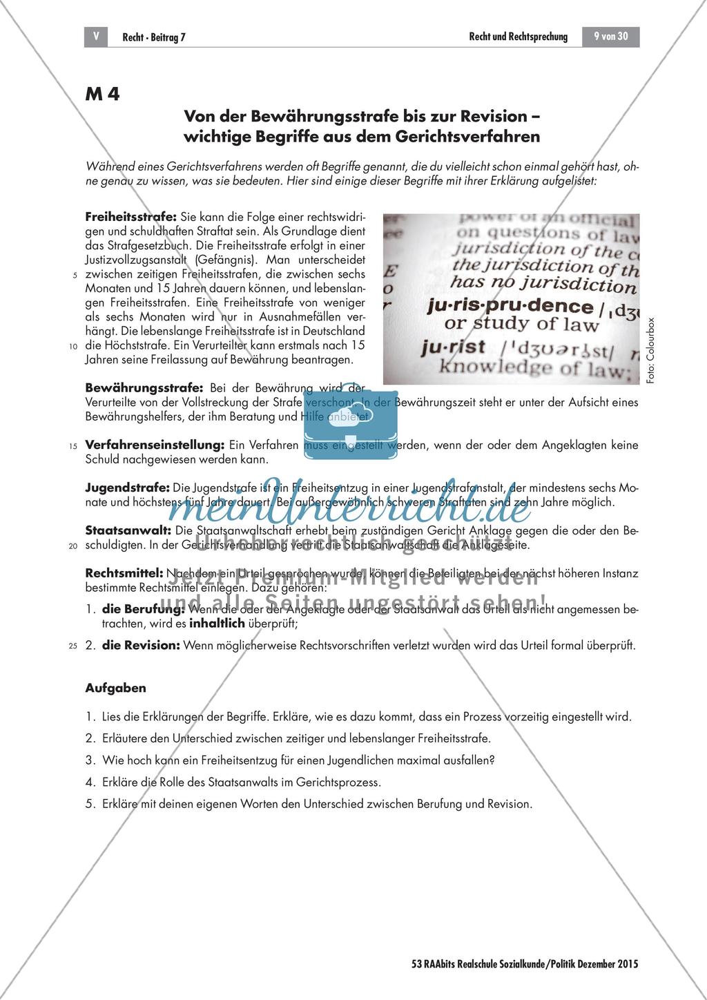 Recht und Rechtsprechung: Grundlagen des Strafverfahrens Preview 4