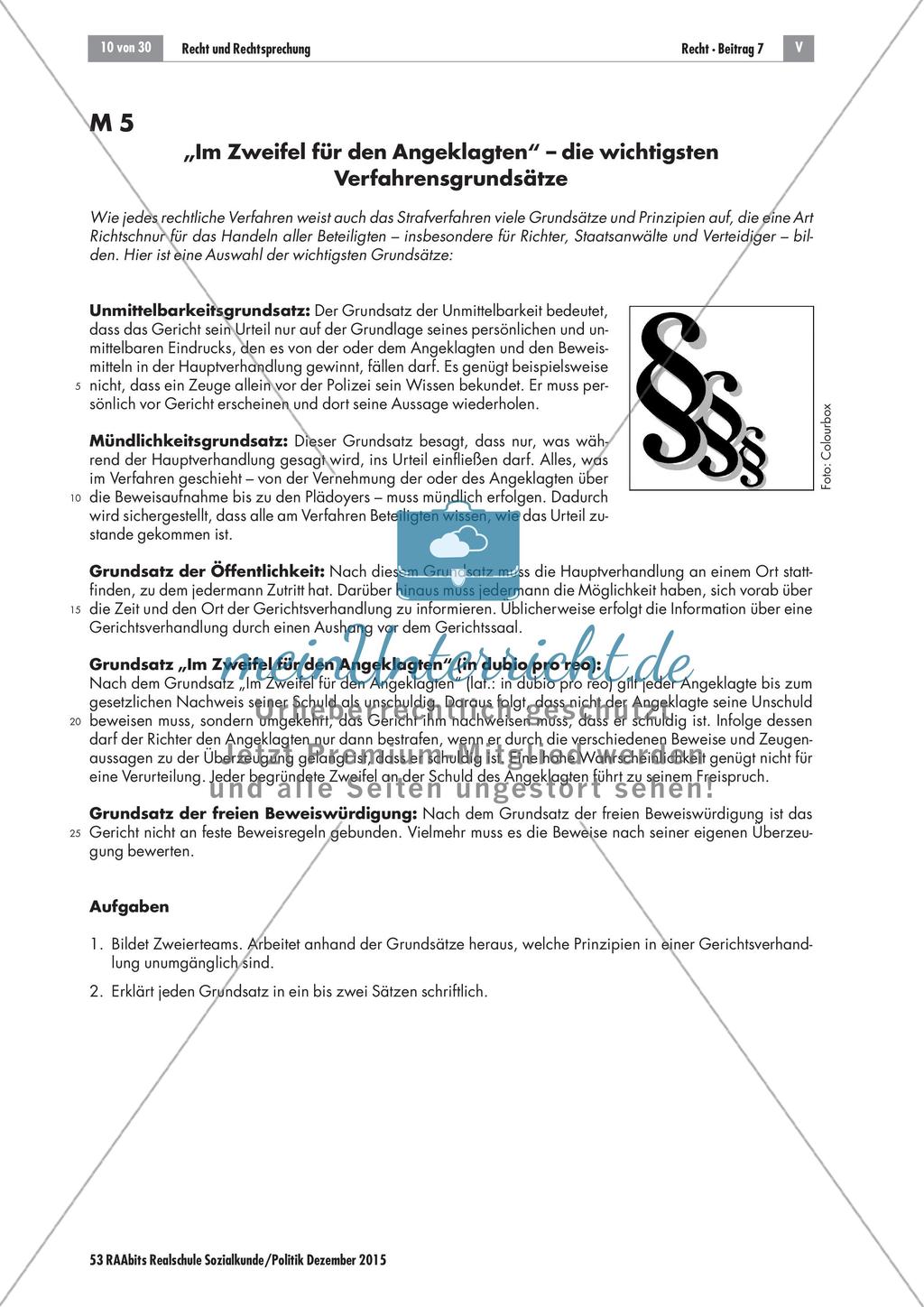 Recht und Rechtsprechung: Grundlagen des Strafverfahrens Preview 5