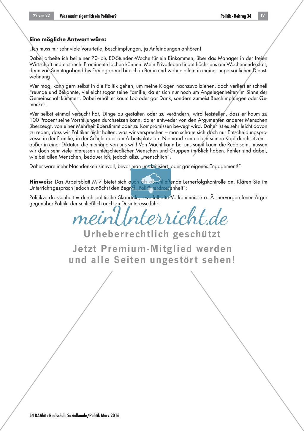Der Beruf Politiker Preview 22