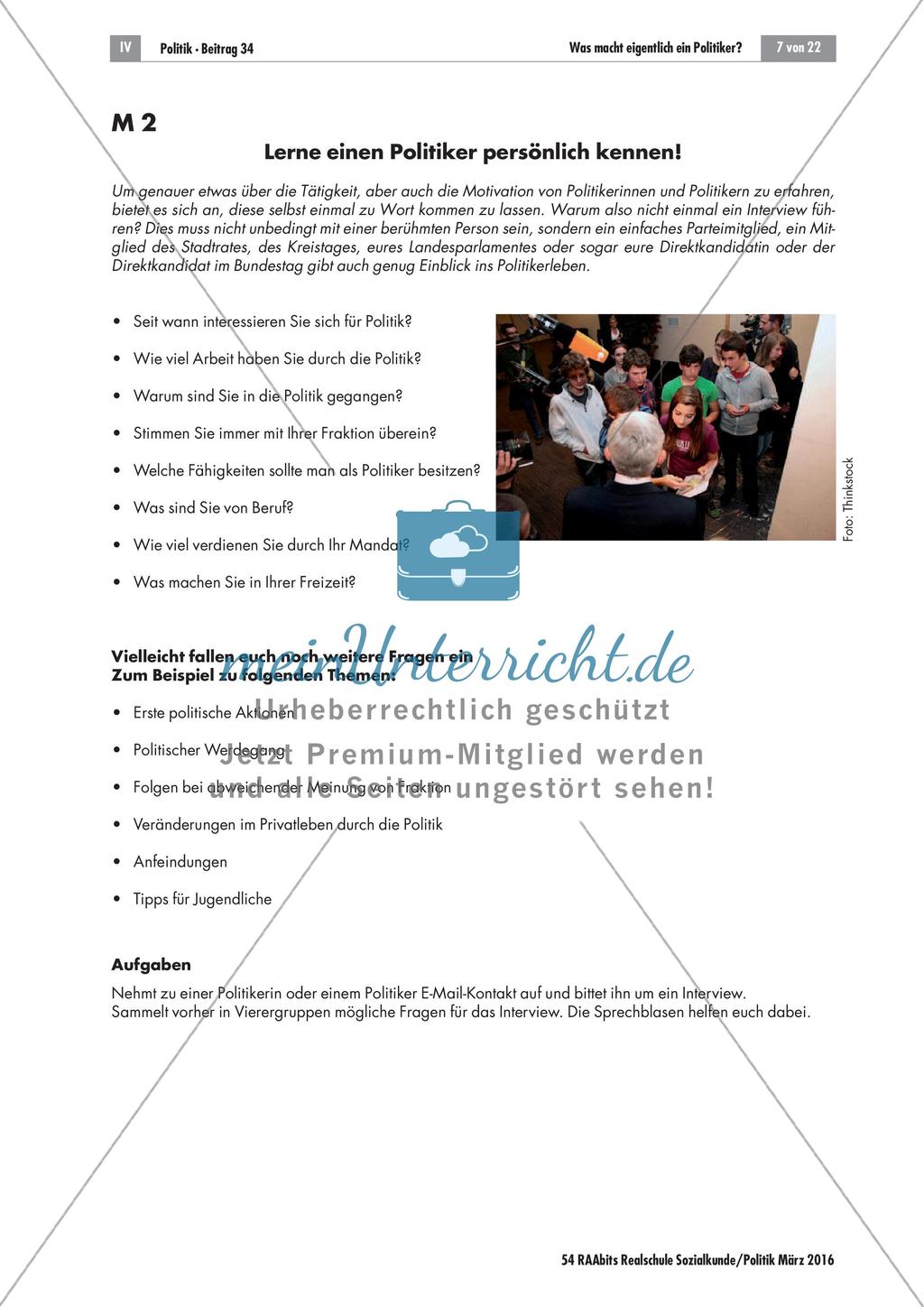 Der Beruf Politiker Preview 7