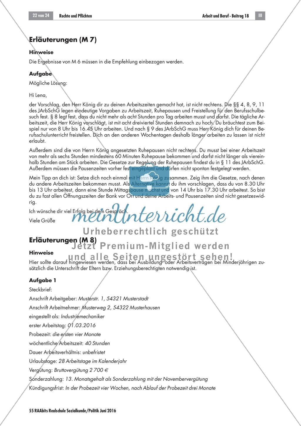 Didaktische Erläuterungen und Lösungen Preview 5