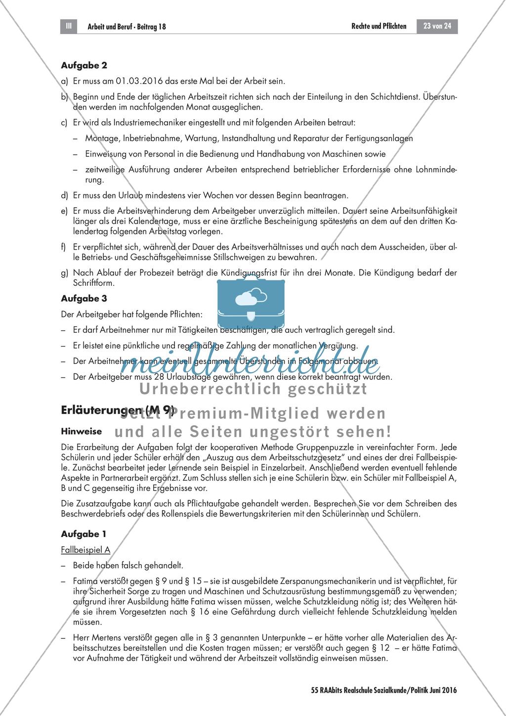 Didaktische Erläuterungen und Lösungen Preview 6