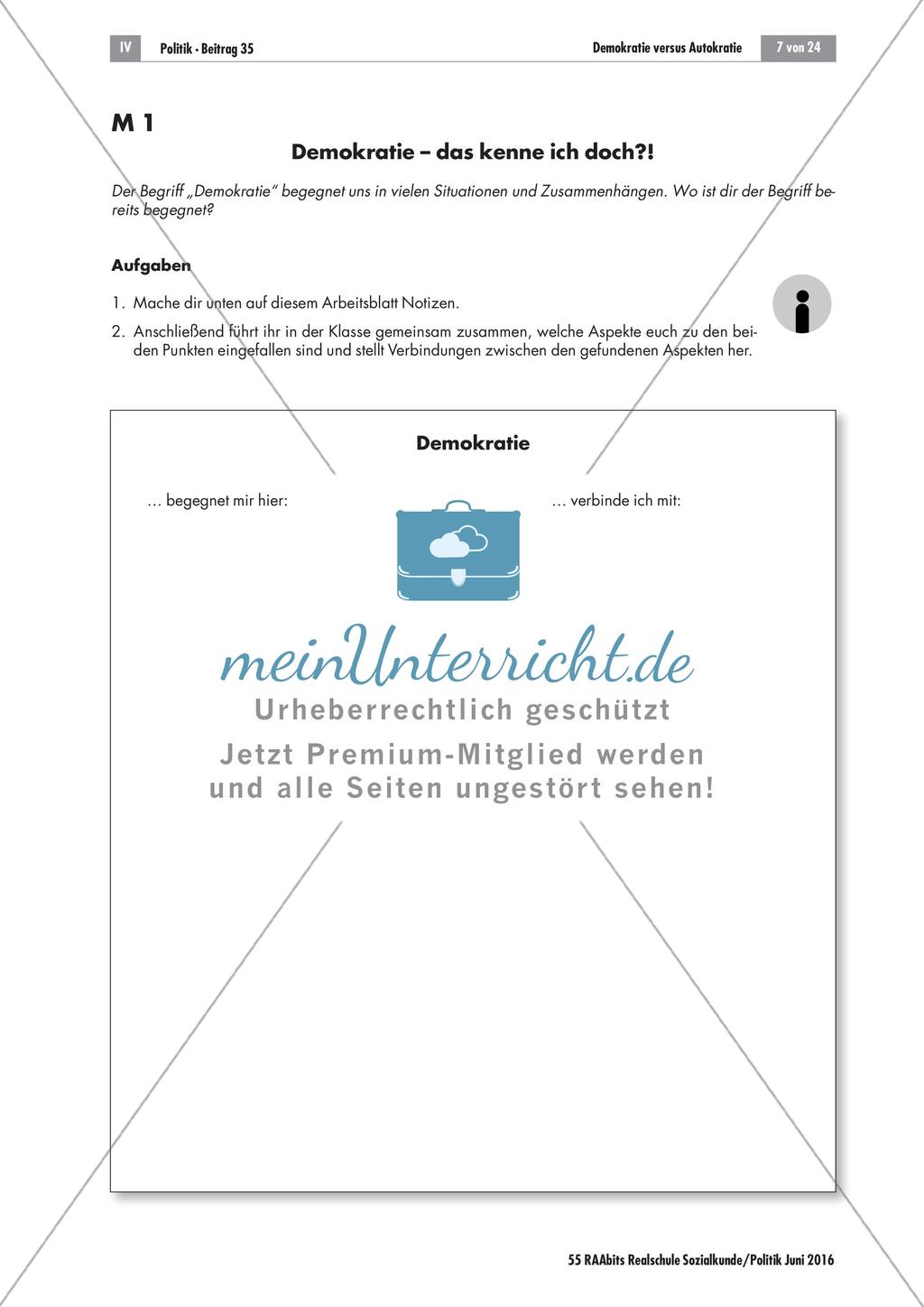 Demokratie versus Autokratie Preview 7