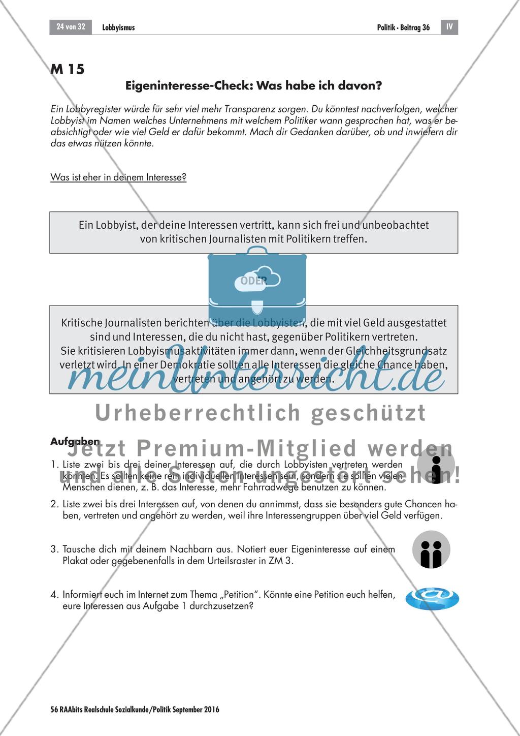 Lobbyismus: Gesetzesentwurf des Lobbyregisters Preview 5