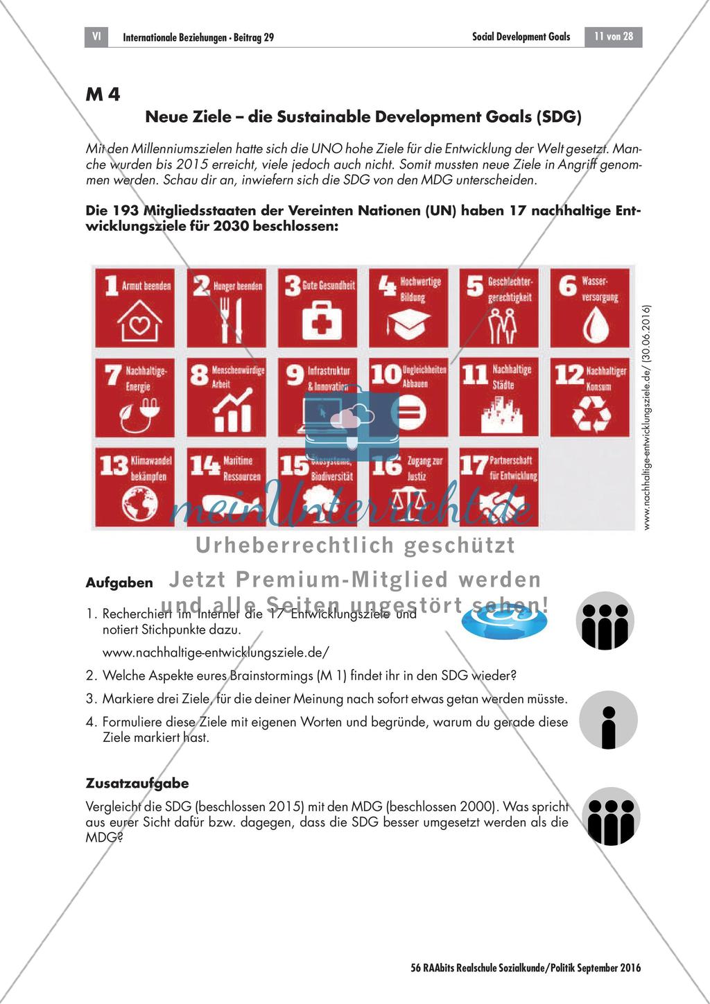 SDG: Weltweites Programm für die Zukunft Preview 1