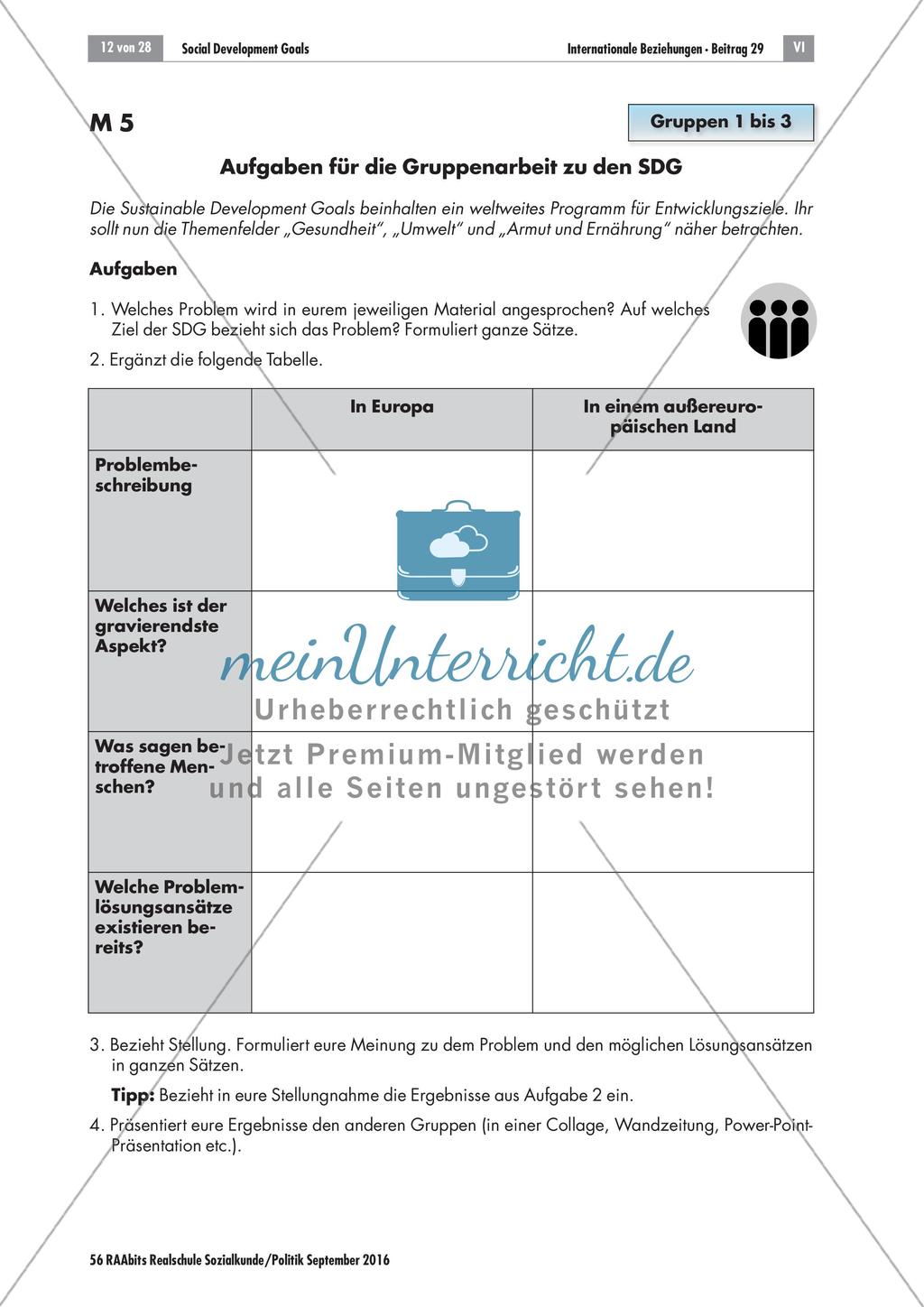 SDG: Weltweites Programm für die Zukunft Preview 2