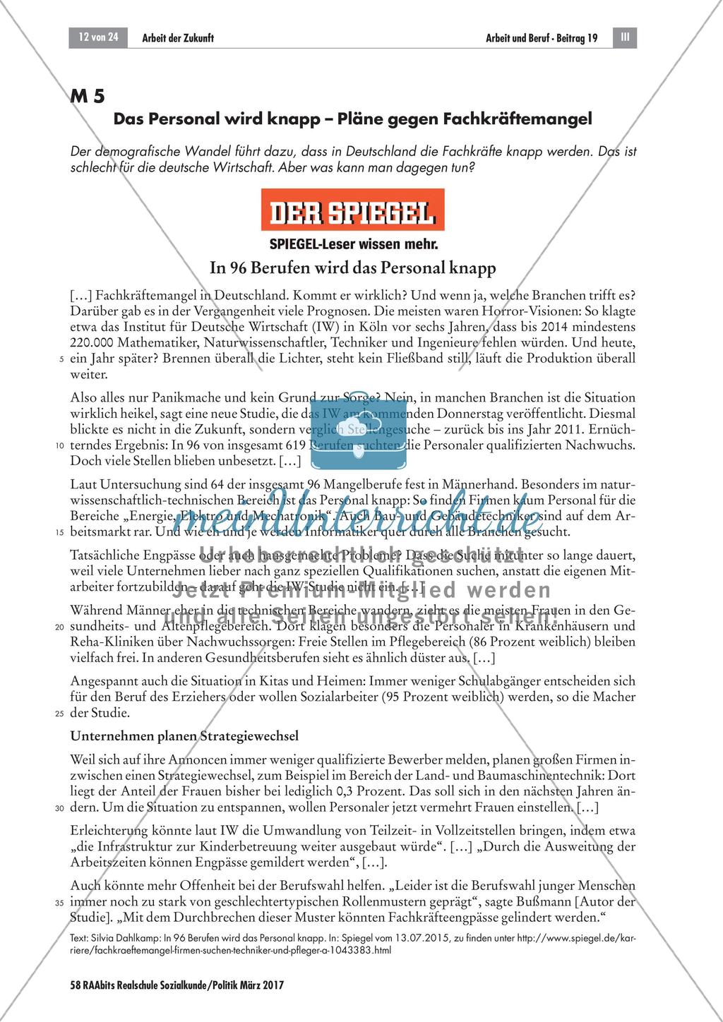 Arbeitswelt des 21. Jahrhunderts: Herausforderungen Preview 1