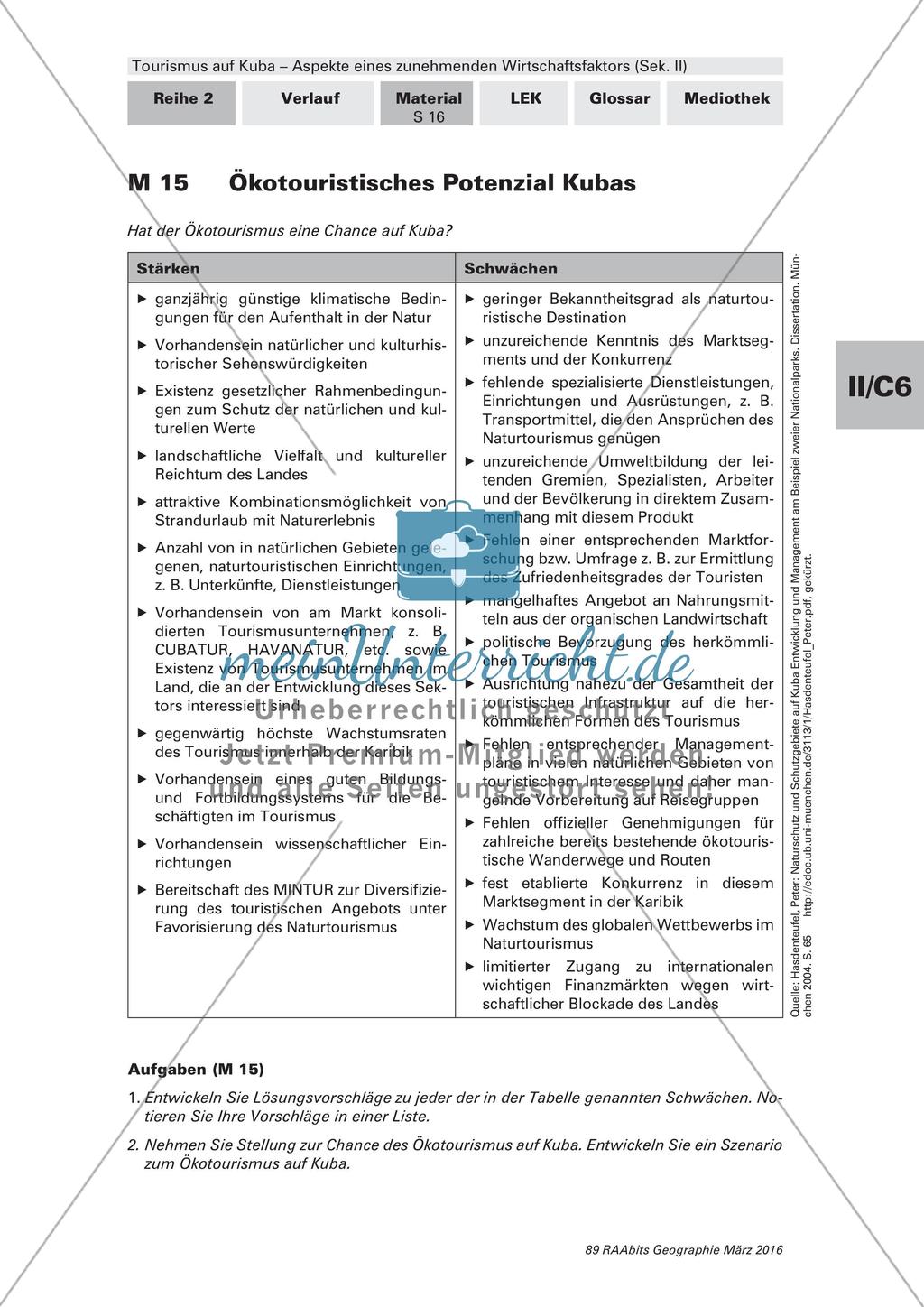 Entwicklung und Formen des Tourismus auf Kuba Preview 11