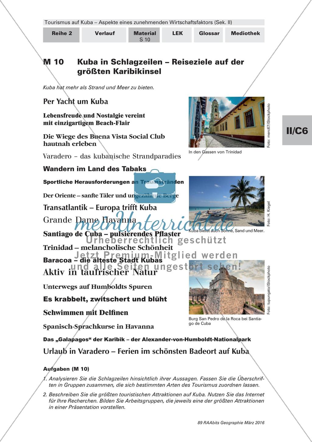 Entwicklung und Formen des Tourismus auf Kuba Preview 5