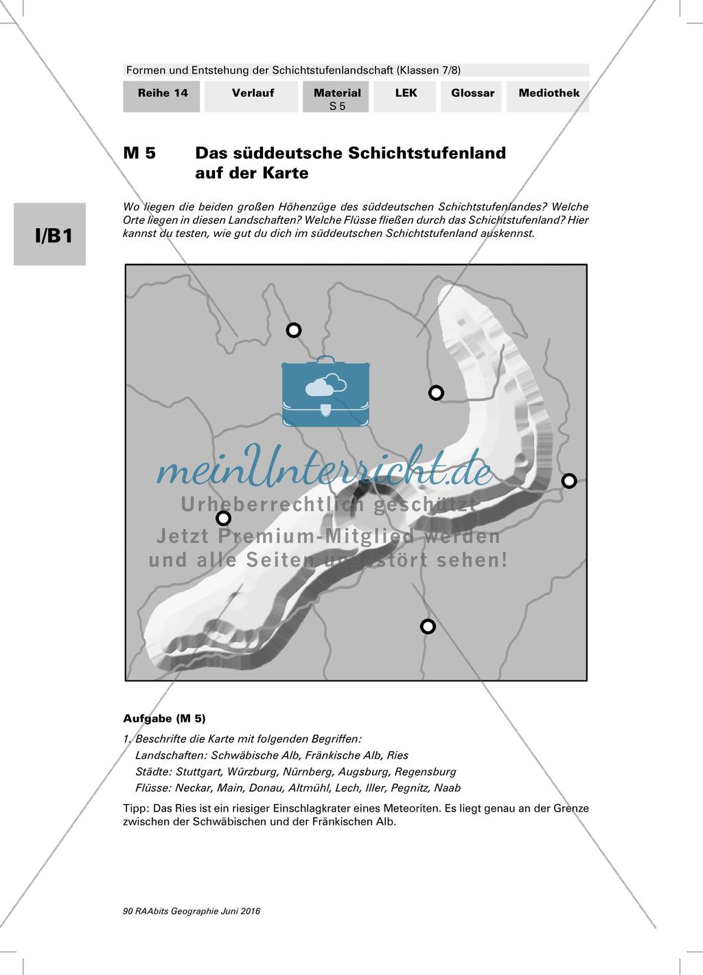 Formen und Entstehung der Schichtstufenlandschaft Preview 11