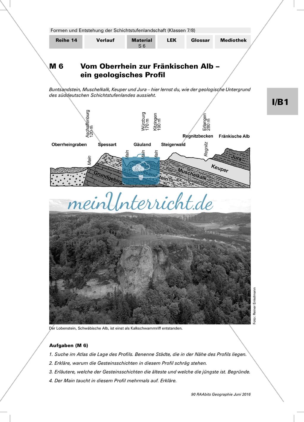 Formen und Entstehung der Schichtstufenlandschaft Preview 12