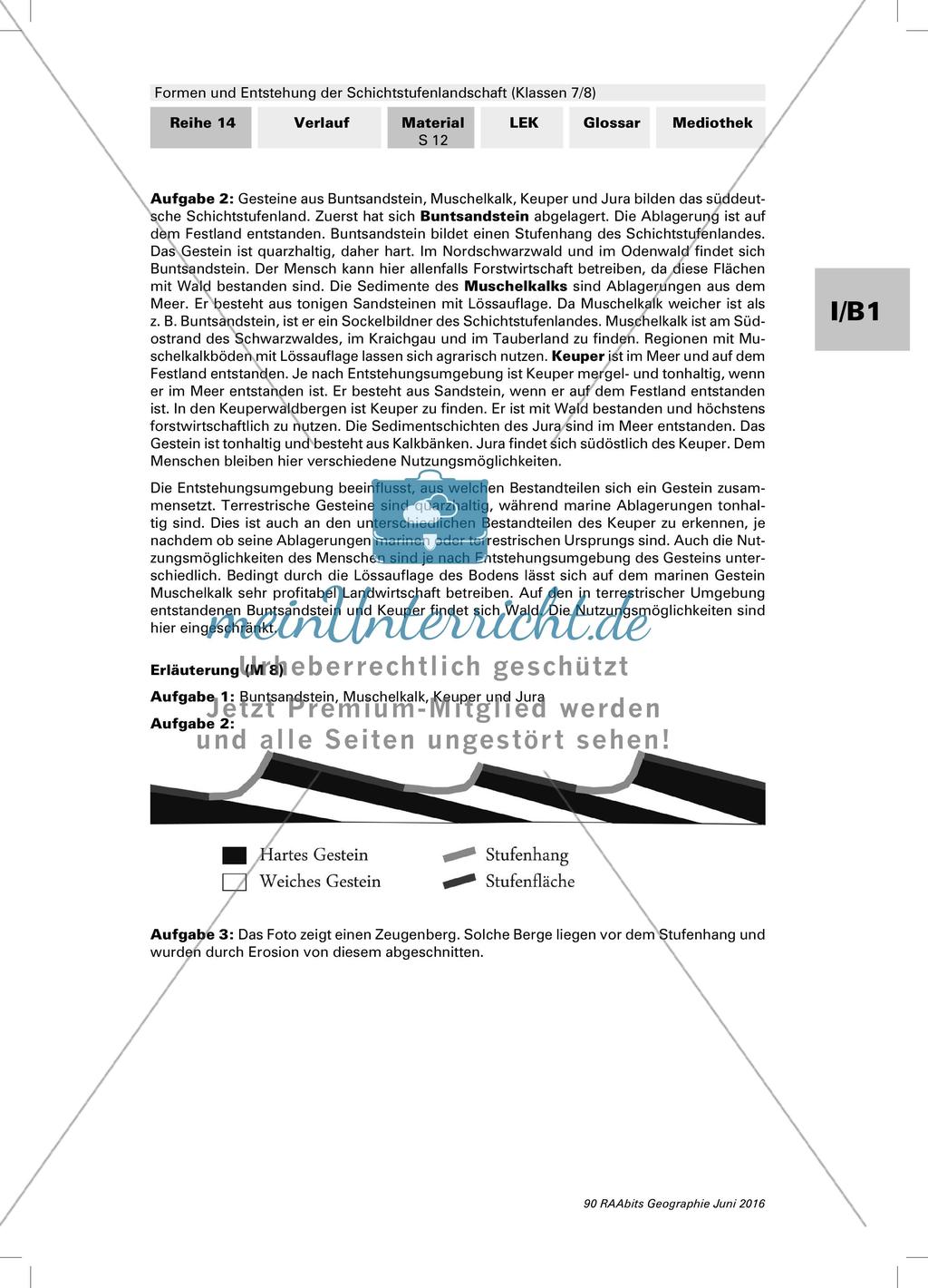 Formen und Entstehung der Schichtstufenlandschaft Preview 18
