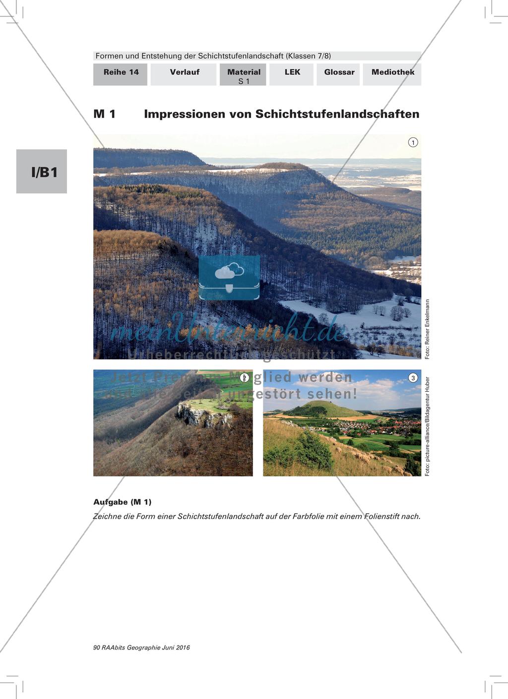 Formen und Entstehung der Schichtstufenlandschaft Preview 6