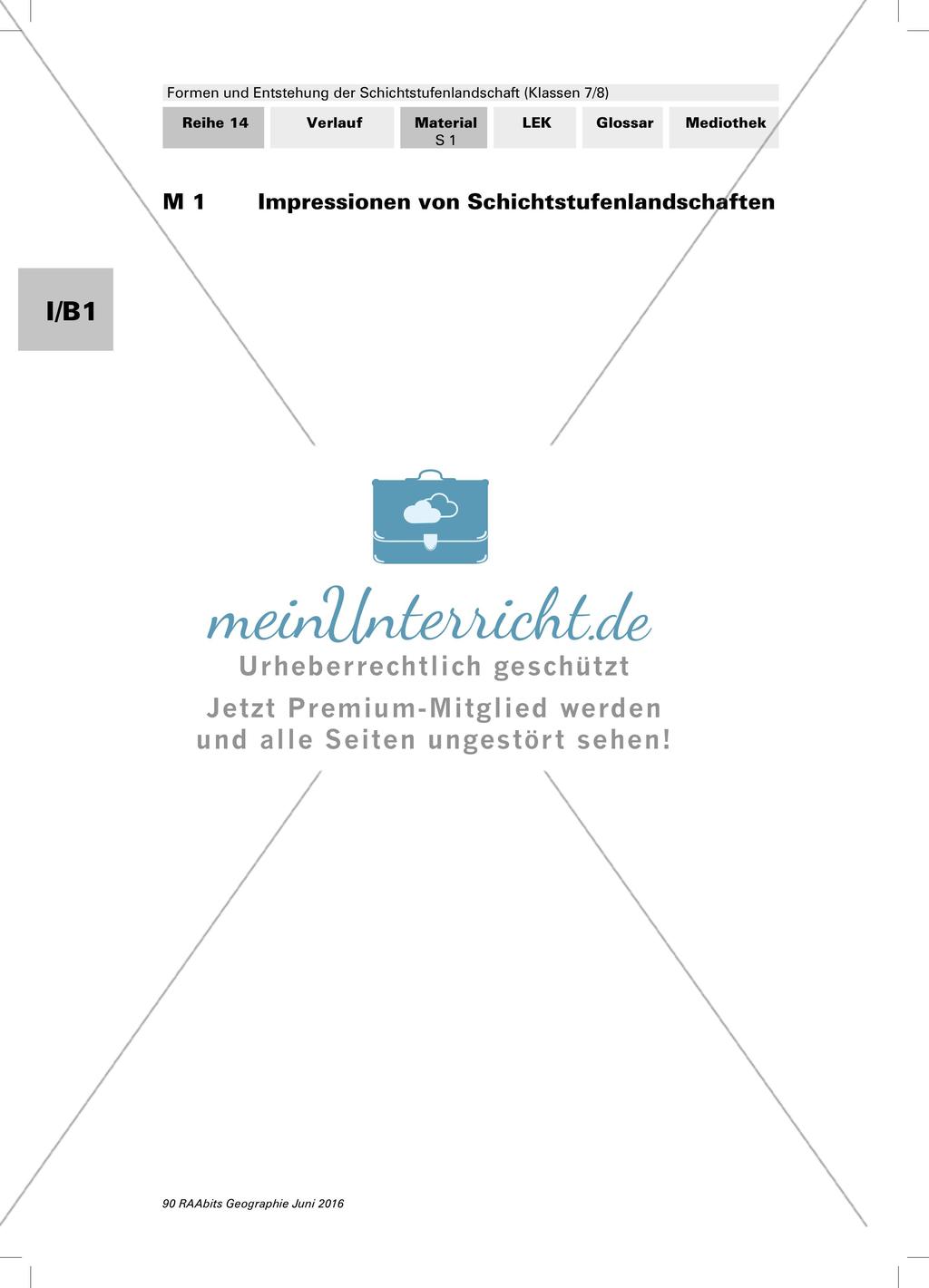 Formen und Entstehung der Schichtstufenlandschaft Preview 7