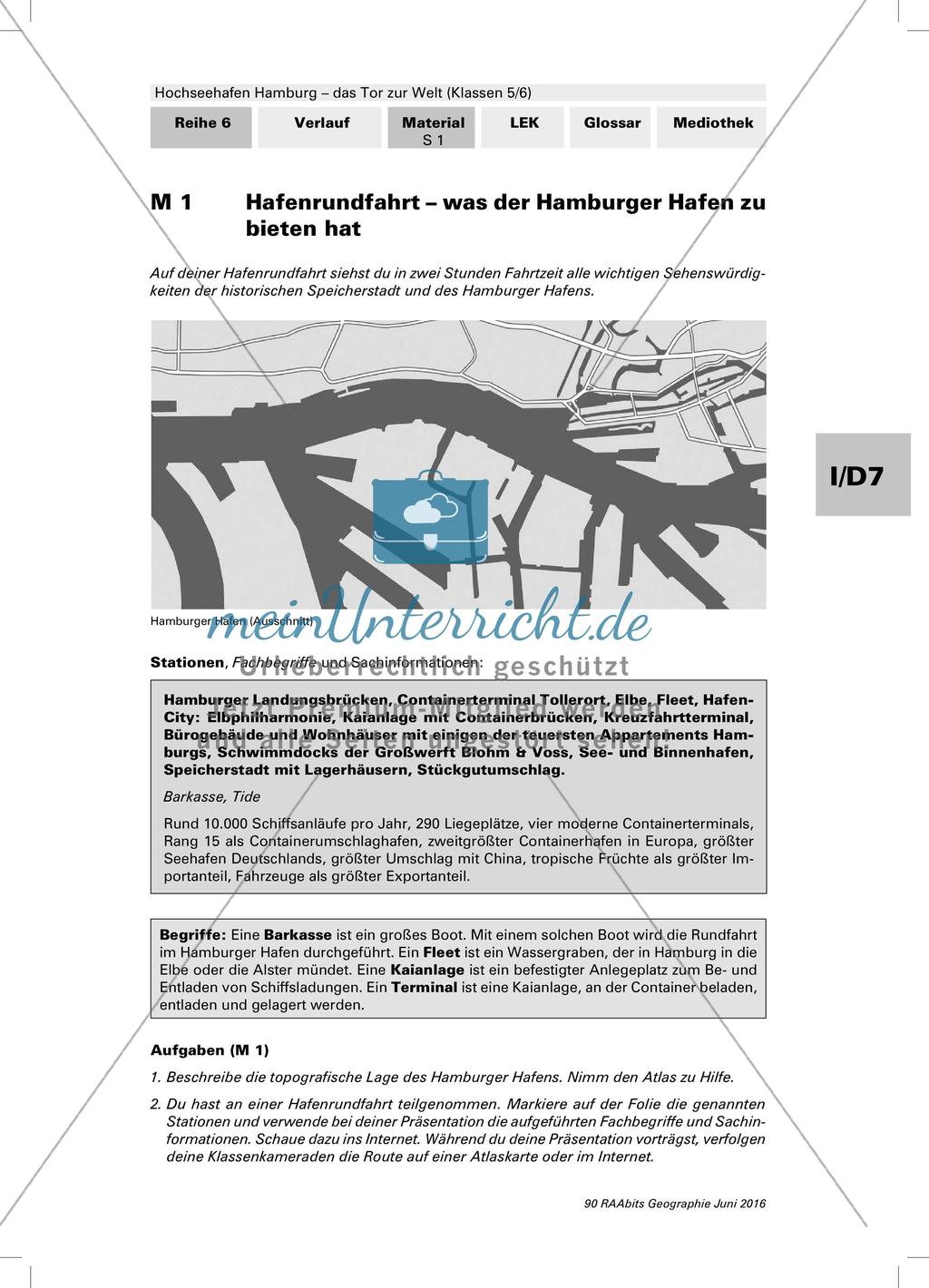Überblick zum Hochseehafen Hamburg Preview 1