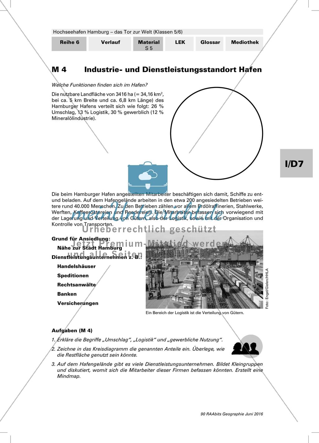 Hochseehafen Hamburg – Struktur des Hafengeländes Preview 1