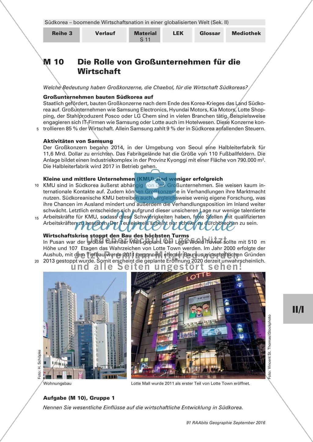 Wirtschaftsnation Südkorea: Entwicklung zur Industrienation Preview 4