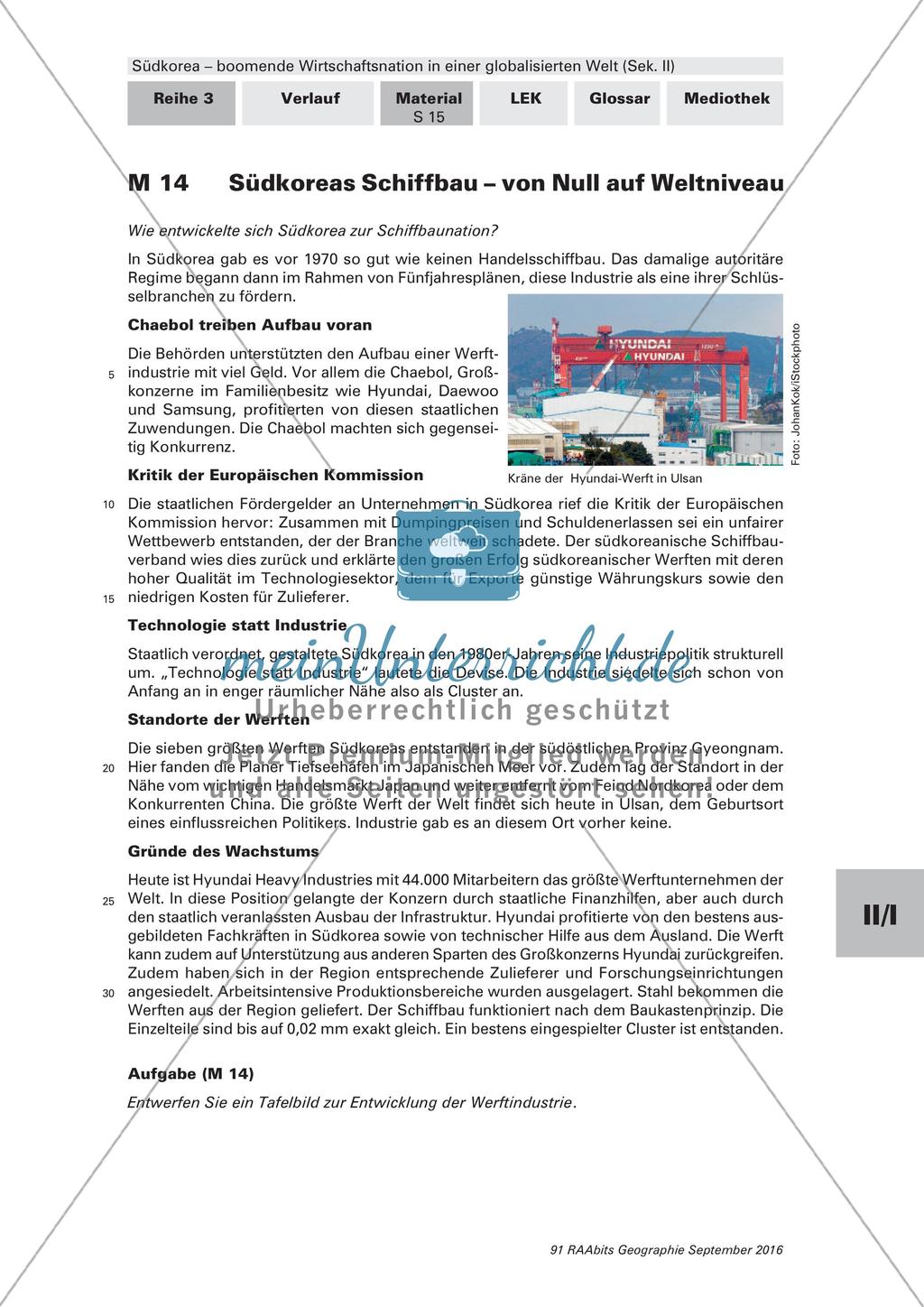 Wirtschaftsnation Südkorea: Entwicklung zur Industrienation Preview 8