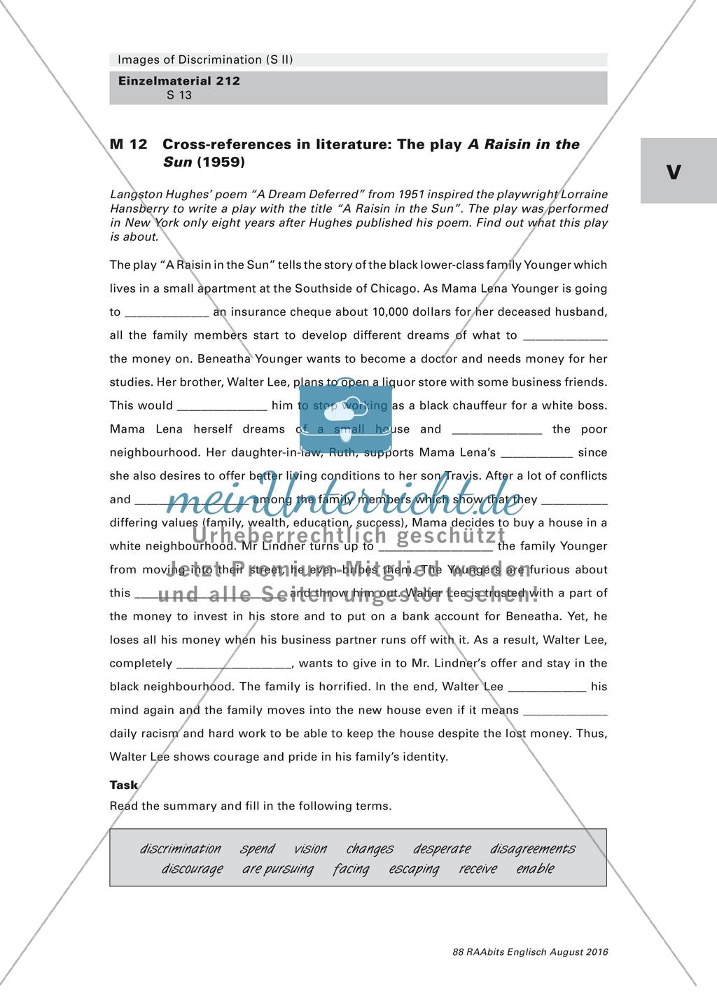 Lyrik zum Thema Diskriminierung in den USA Preview 13