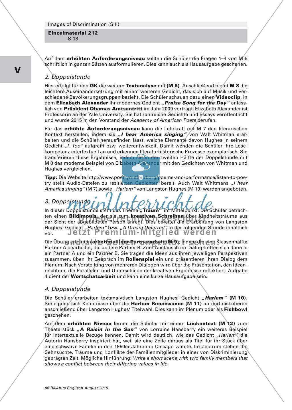 Lyrik zum Thema Diskriminierung in den USA Preview 18
