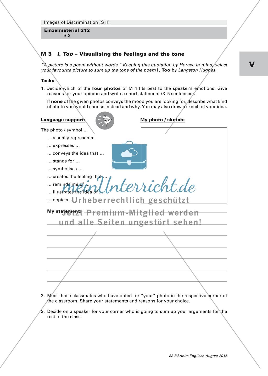 Lyrik zum Thema Diskriminierung in den USA Preview 3