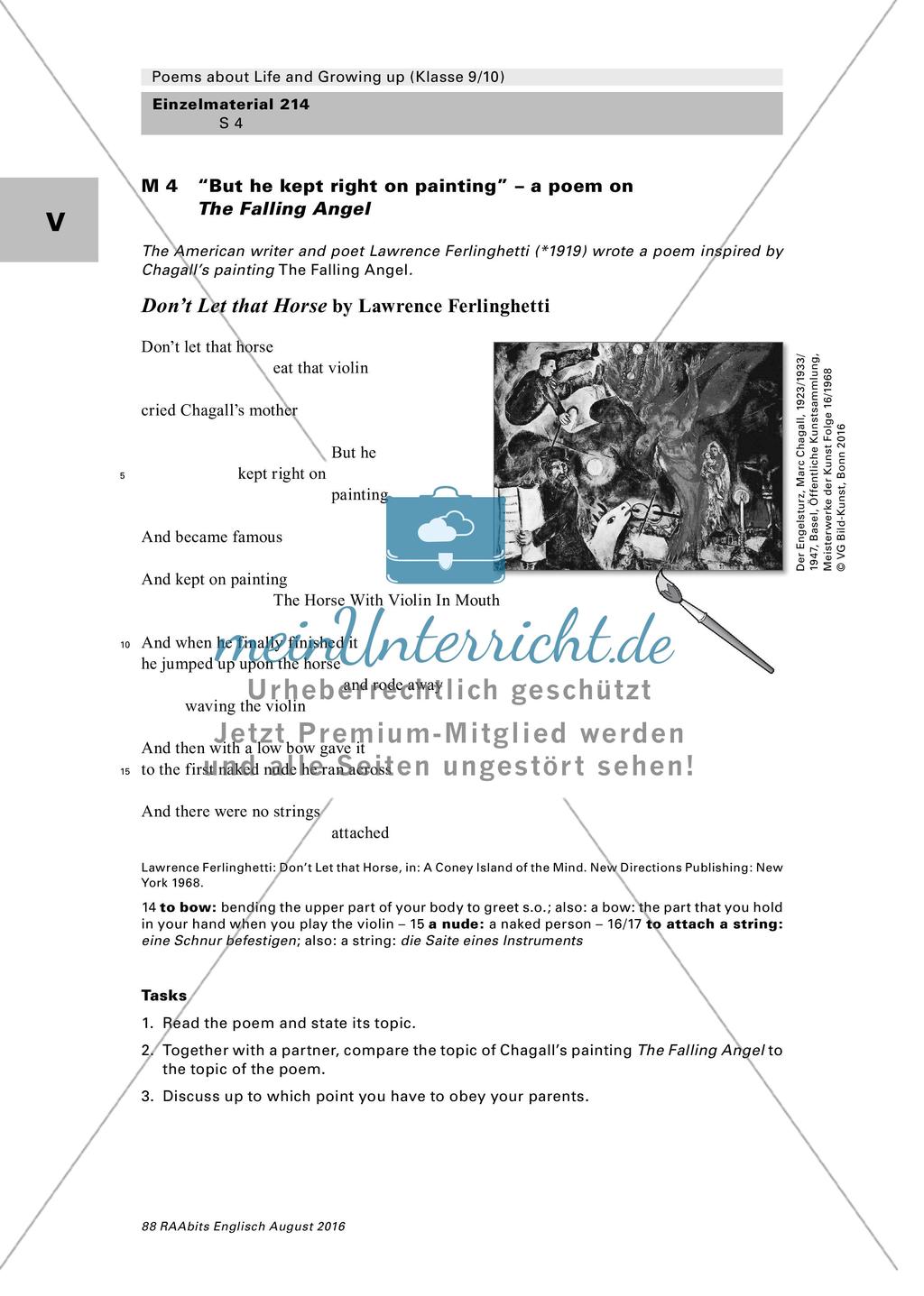 Umgang mit Gedichten zum Thema Life - Childhood Preview 2