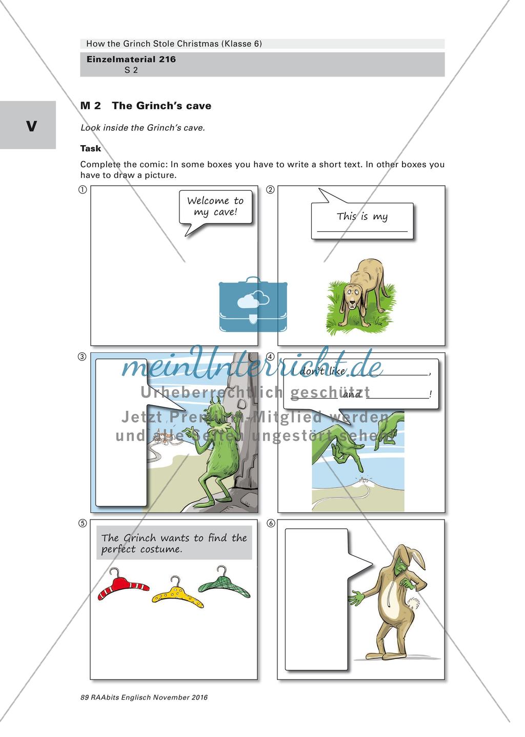 How the Grinch Stole Christmas - Analyse eines amerikanischen Klassikers in Film- und Textform Preview 2