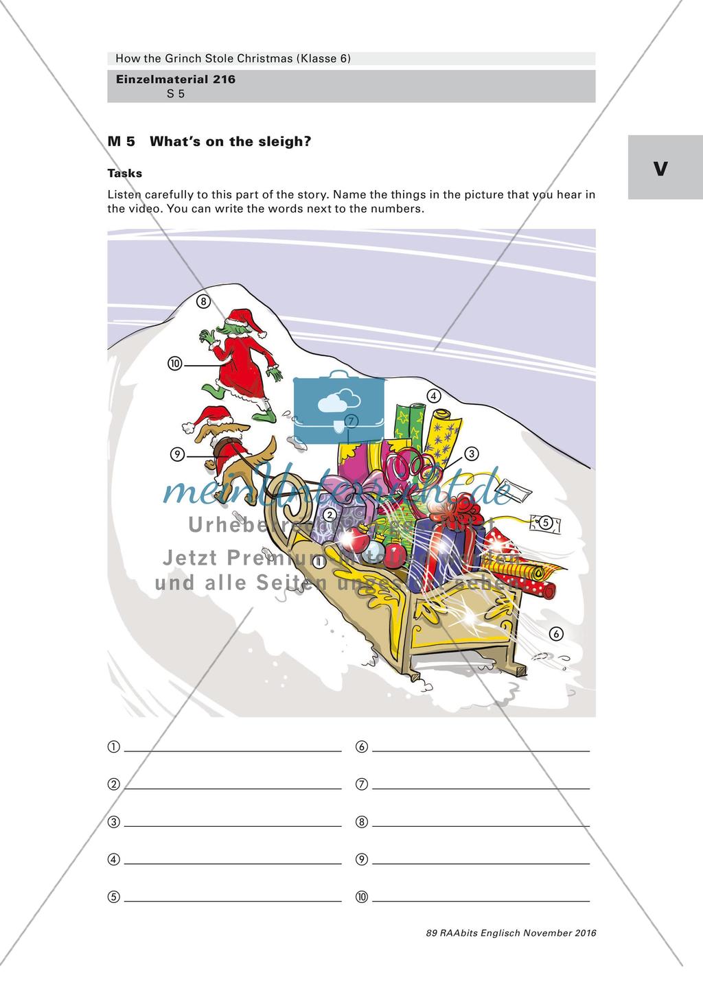 How the Grinch Stole Christmas - Analyse eines amerikanischen Klassikers in Film- und Textform Preview 5