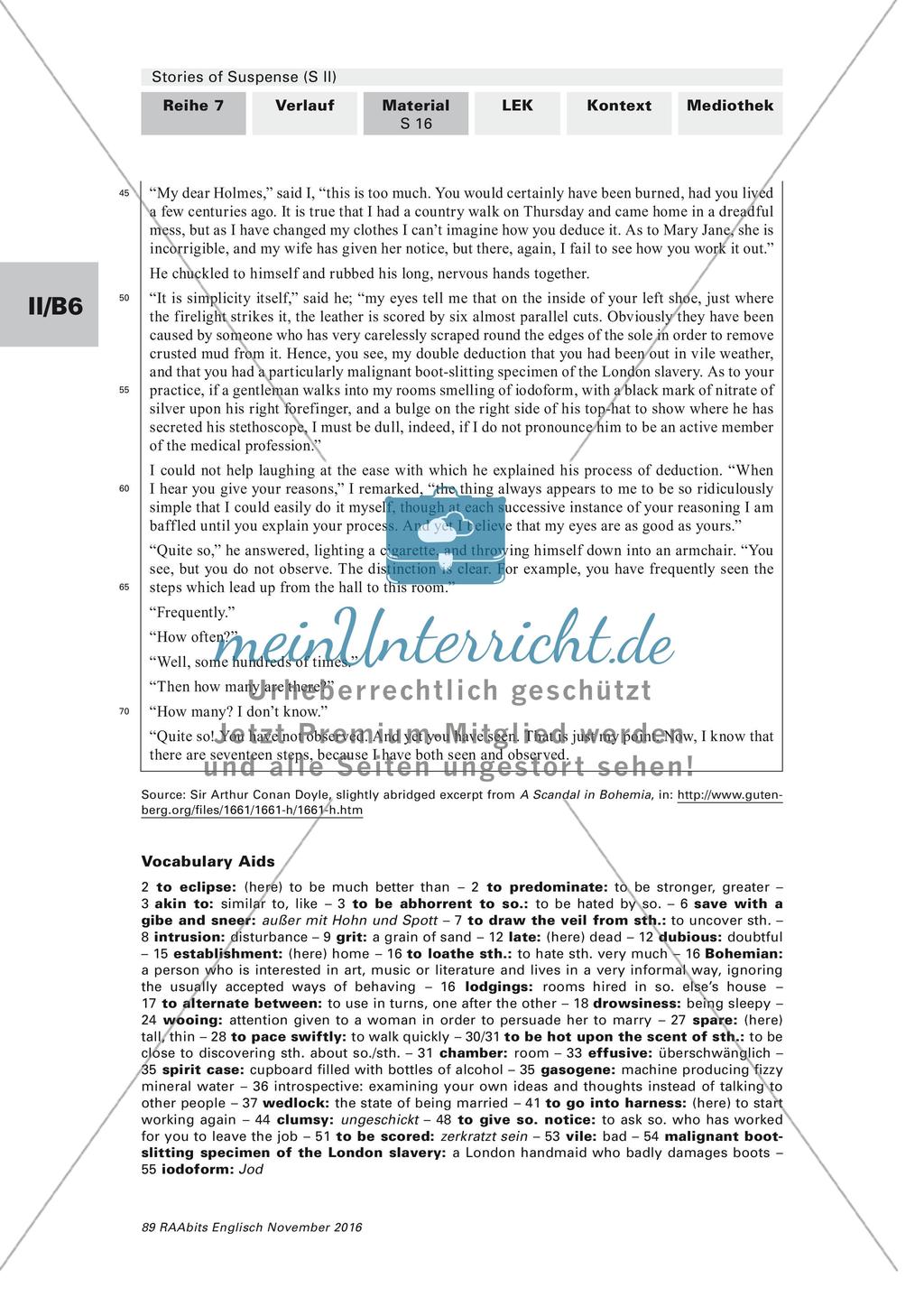 Crime fiction - A Scandal im Bohemia: Comparing Literature and Film Preview 2
