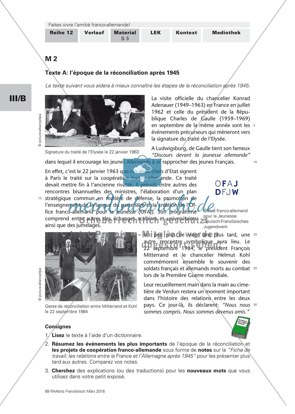 Les relations franco-allemandes après 1945 Preview 2