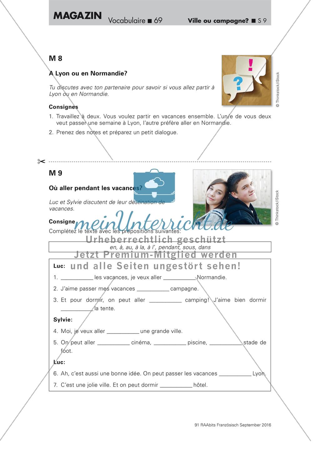 Vorbereitung auf Sprachprüfungen: Urlaubspläne Preview 9