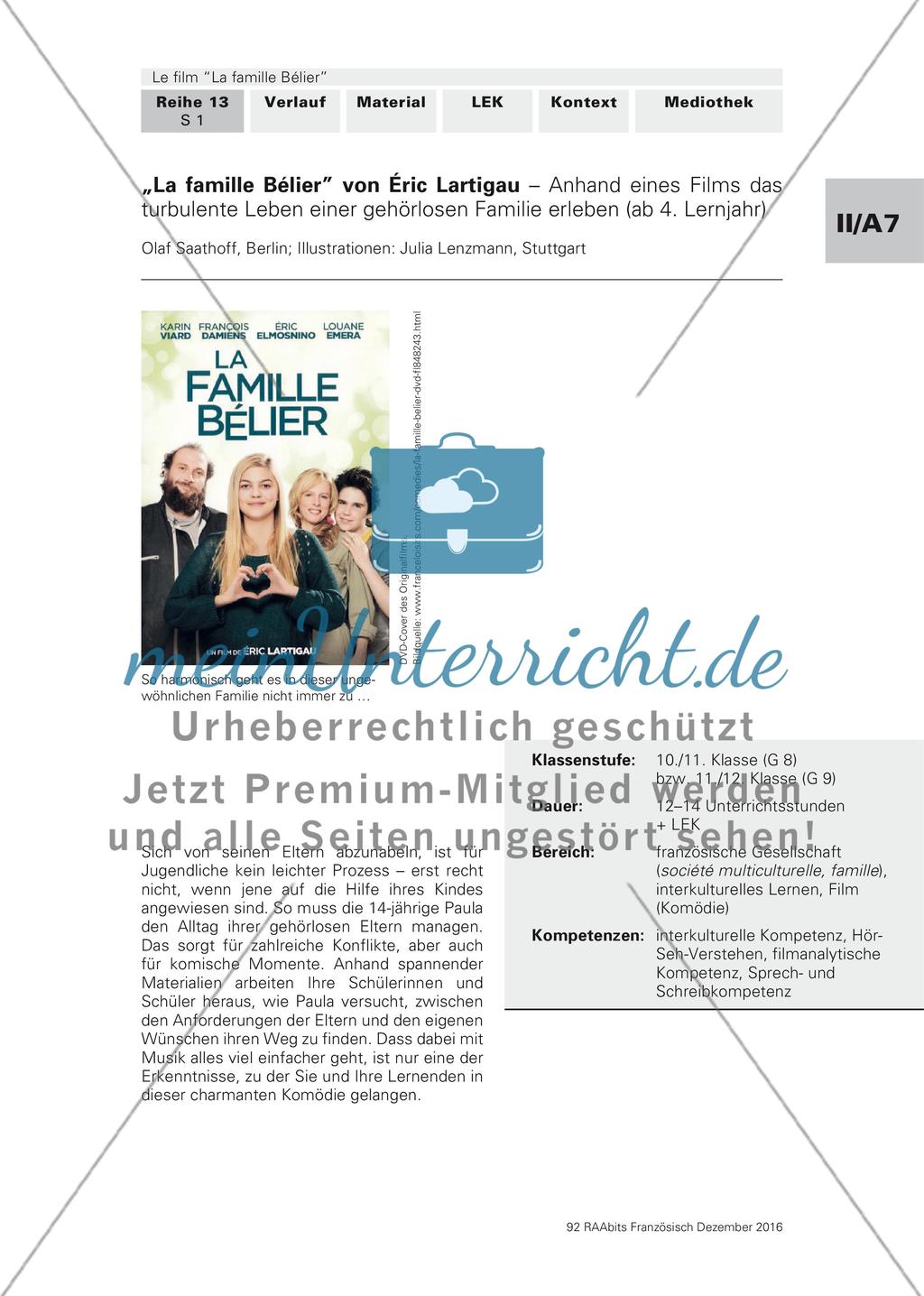 La famille Bélier - das Leben einer gehörlosen Familie erleben - M1-M13 Preview 1