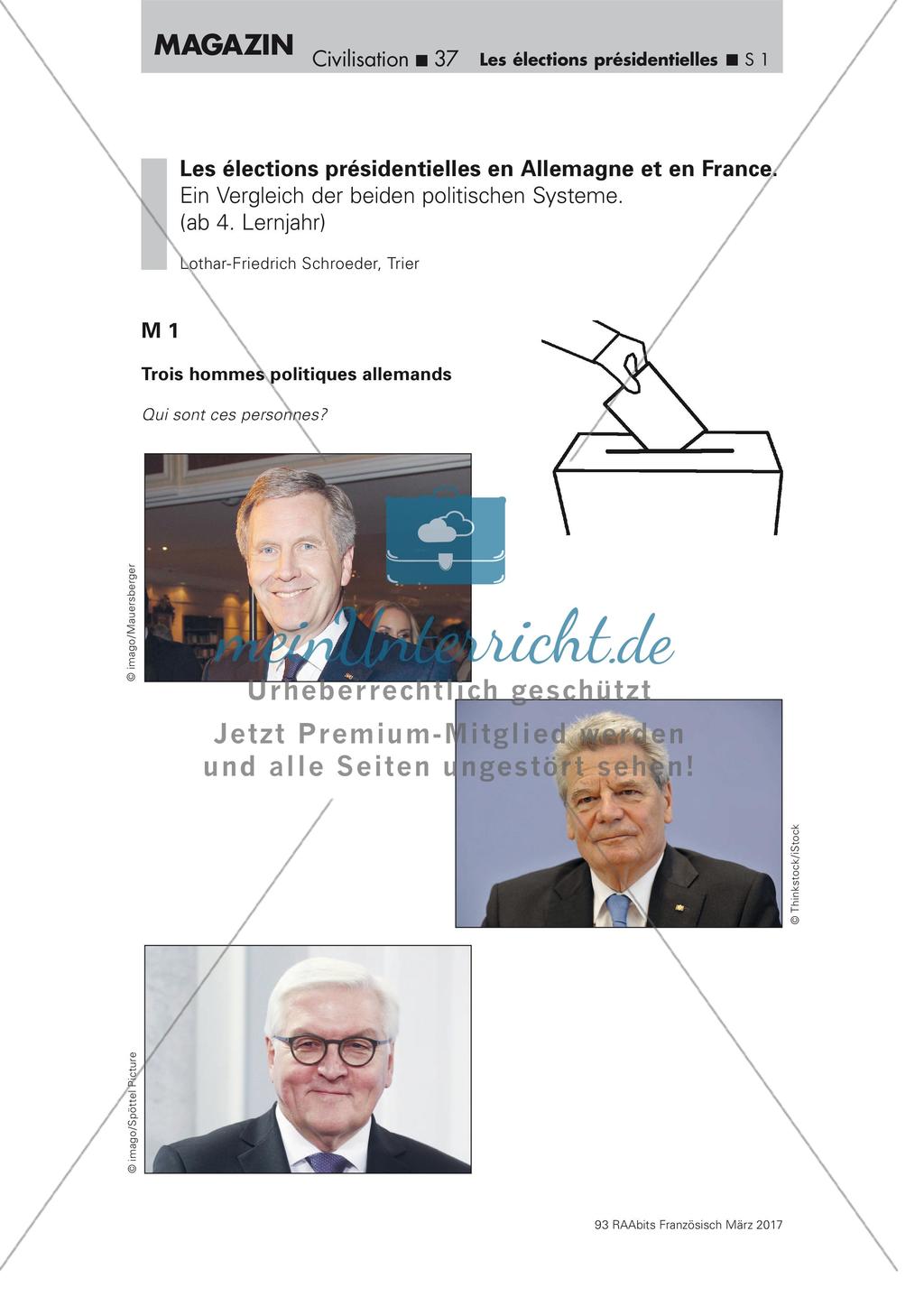 Les élections présidentielles en Allemagne et en France Preview 1