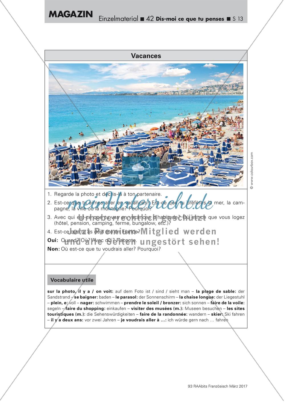 Décrire une photo et parler d'un sujet - Sprechkarten Preview 13