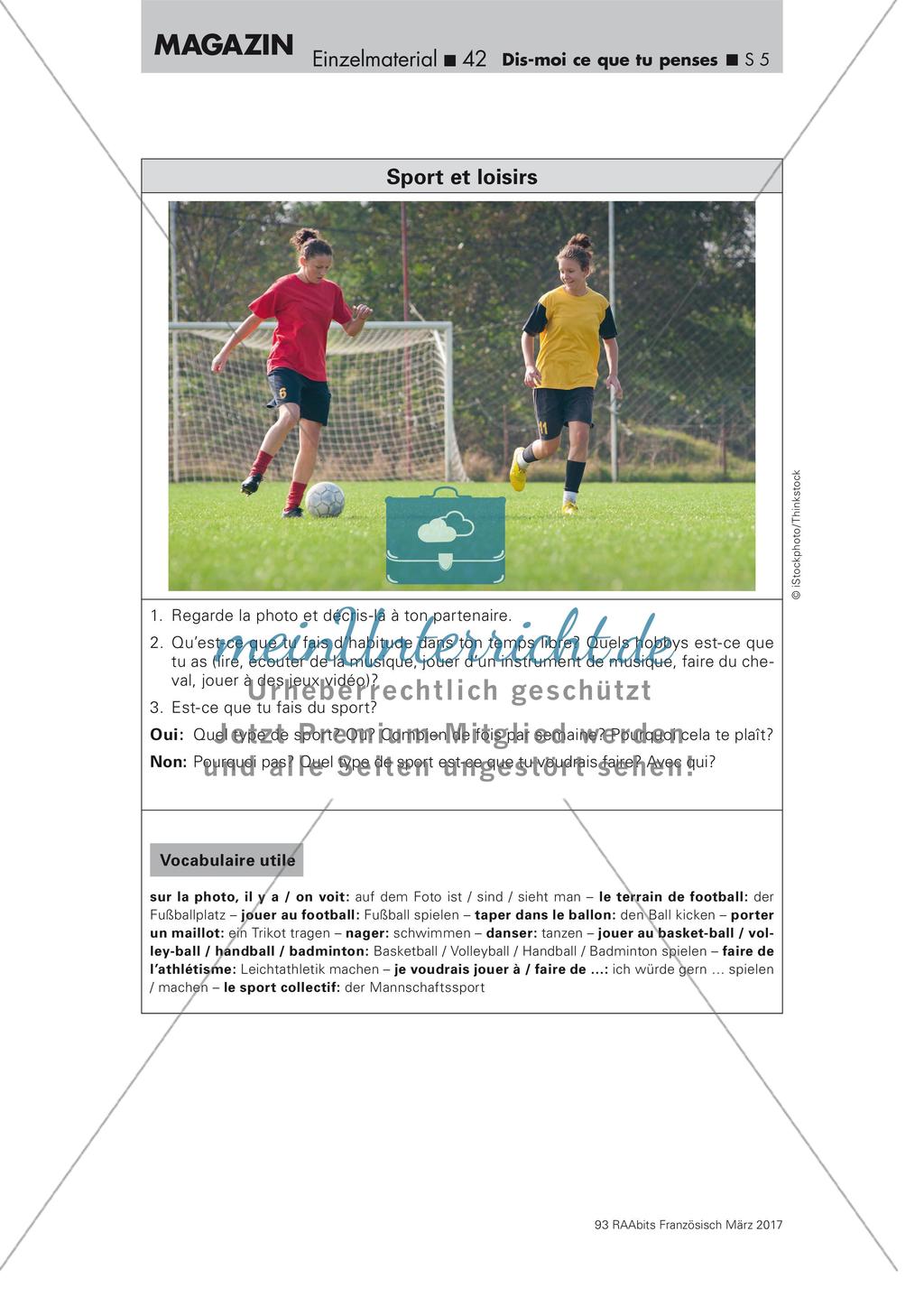 Décrire une photo et parler d'un sujet - Sprechkarten Preview 5