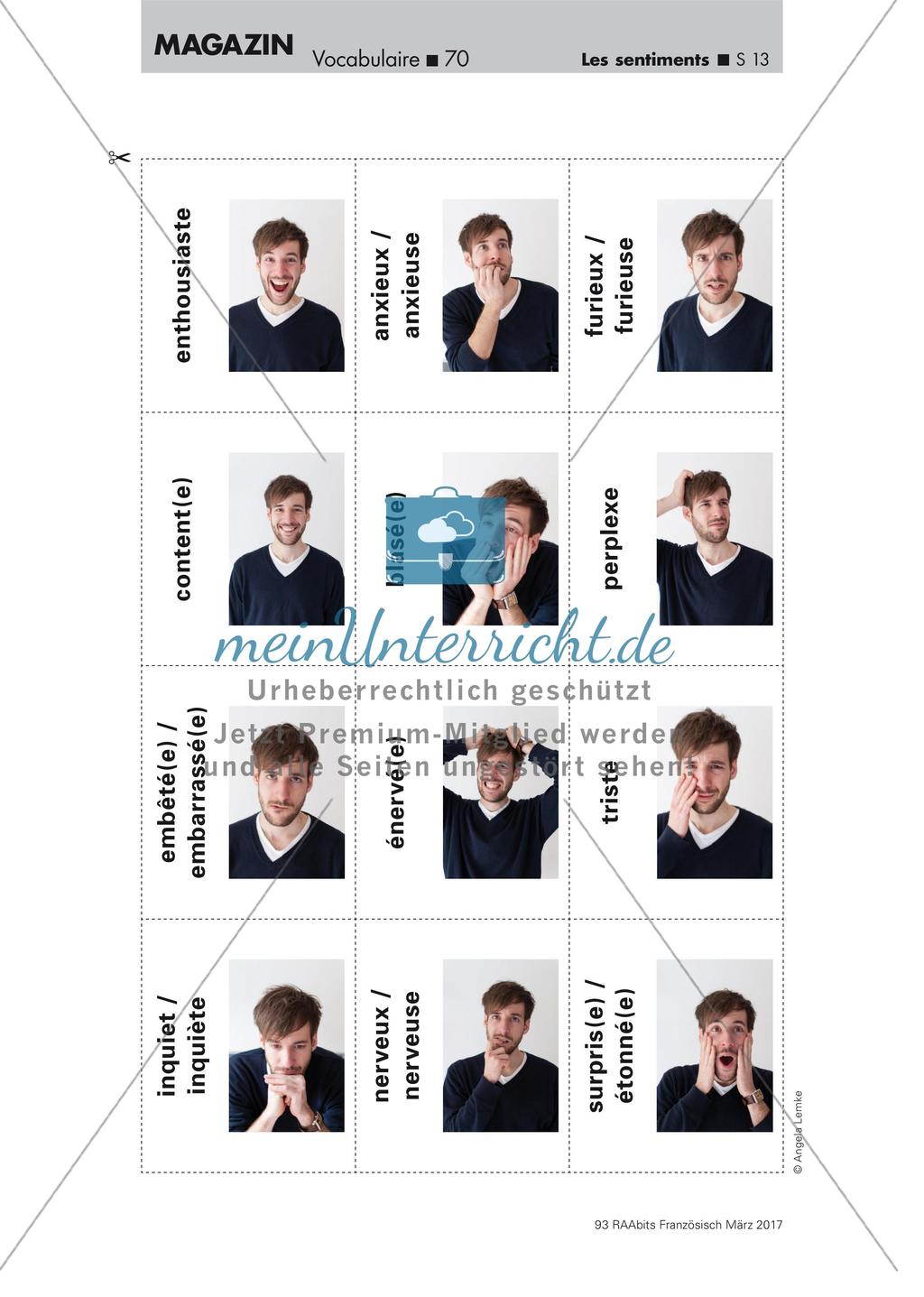 Tabu-Spiel zu Emotionswörtern Preview 2