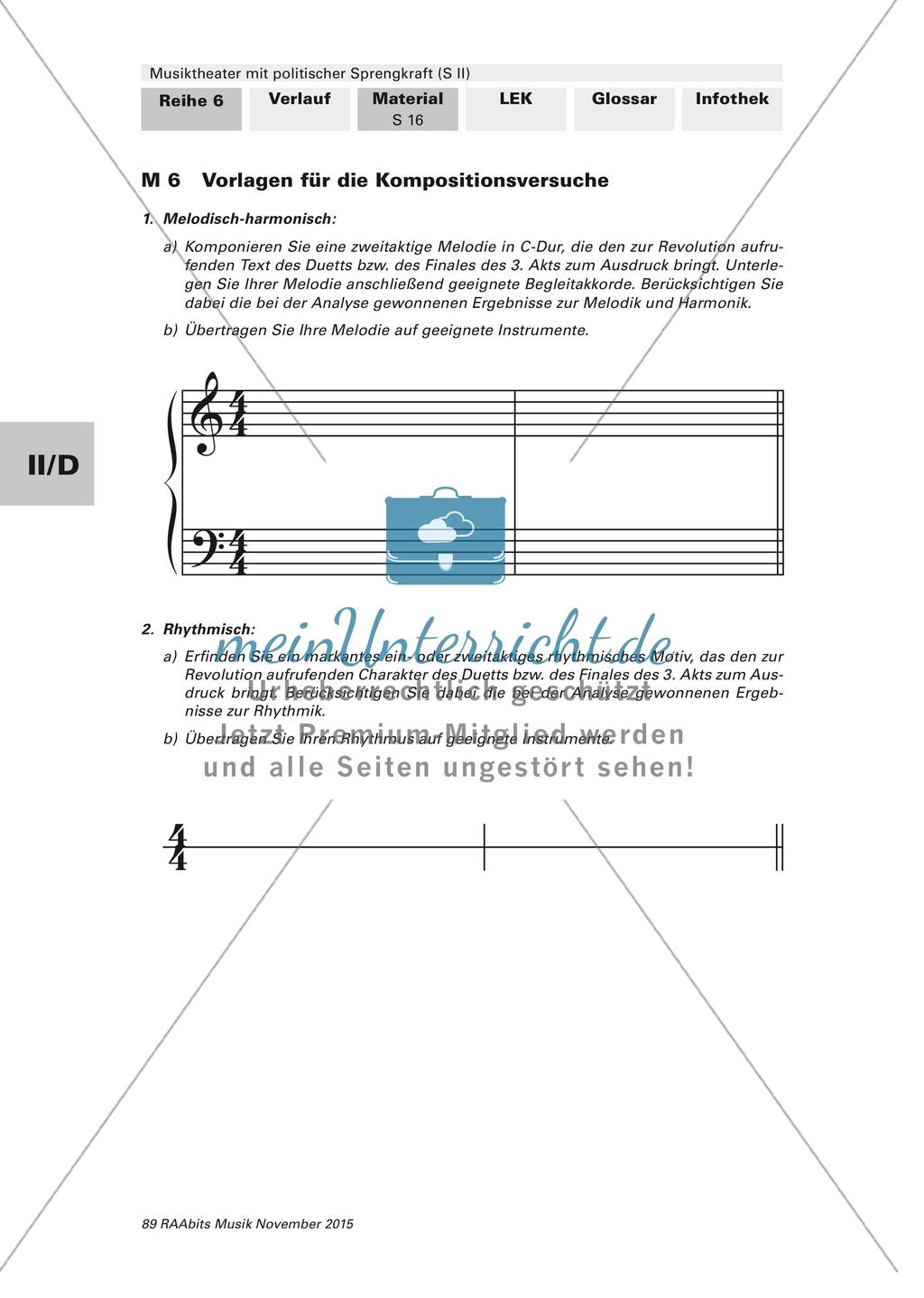 Musiktheater mit politischem Kontext: Komposition und Bühnenbild Preview 3