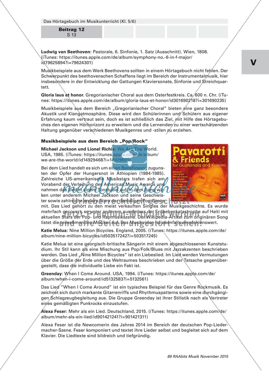 Ritualisierter Unterrichtseinstieg mittels Hörtagebuch Preview 13